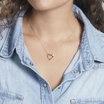 Collier Elanda Argent Rose Oxyde De Zirconium - Colliers avec pierres Femme | Marc Orian