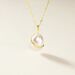 Pendentif Tourbillon Or Jaune Perle De Culture - Parures de mariage Femme | Marc Orian