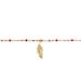 Chaine De Cheville Plaqué Or Jaune Mica Perles De Miyuki - Chaines de cheville Femme | Marc Orian