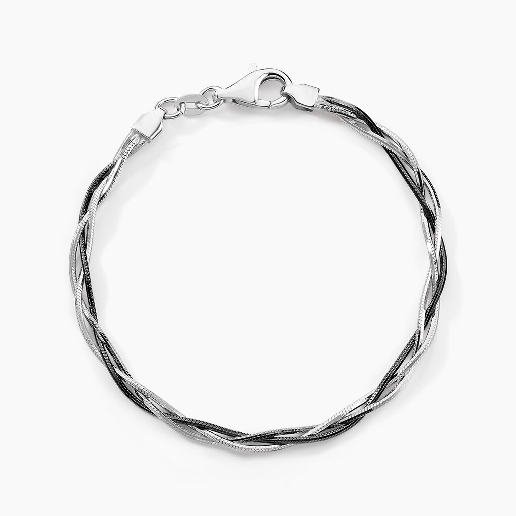 Bracelet Eira Argent Bicolore - Bracelets mailles Femme | Marc Orian