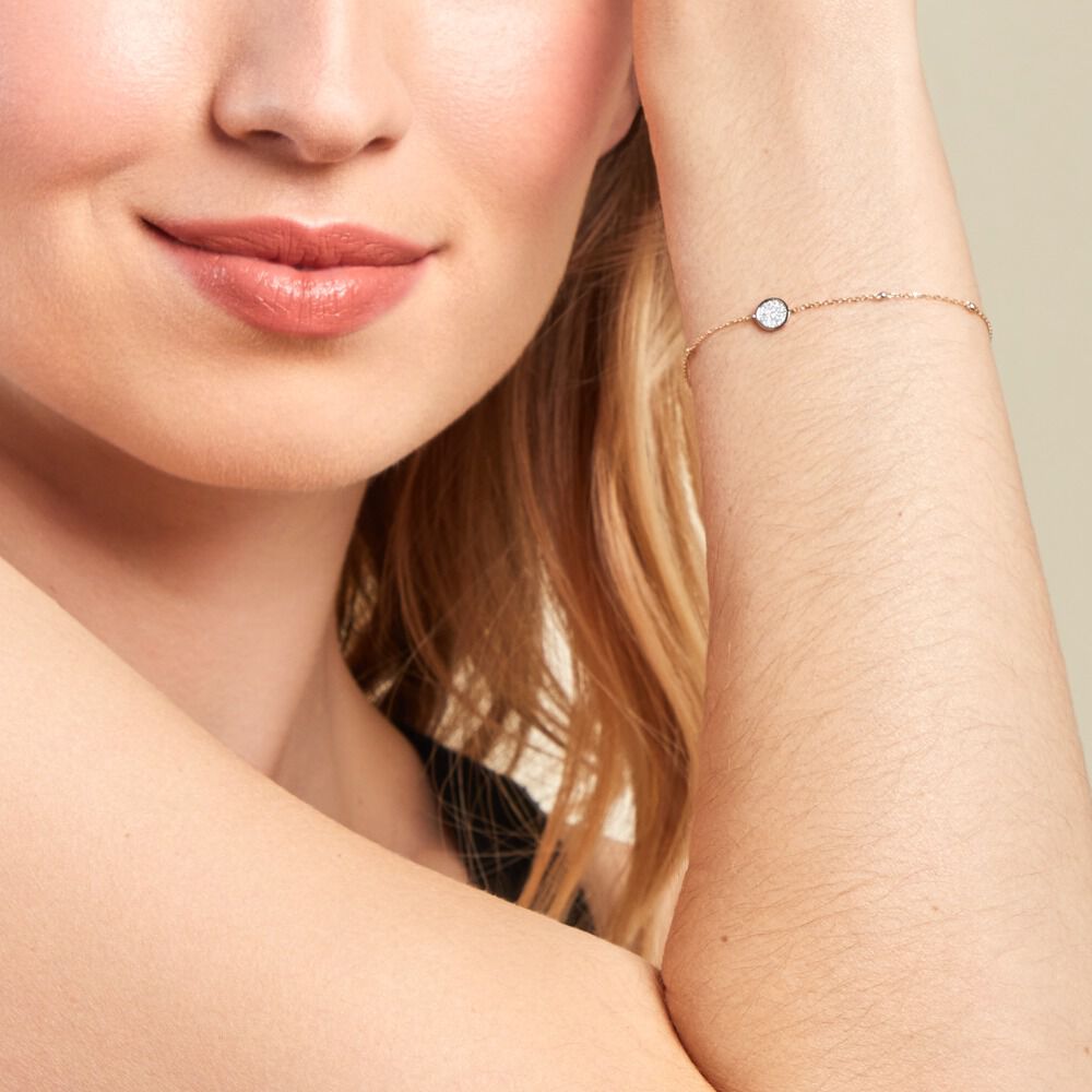 Bracelet Melisane Or Jaune Diamant - Bracelets chaînes Femme | Marc Orian