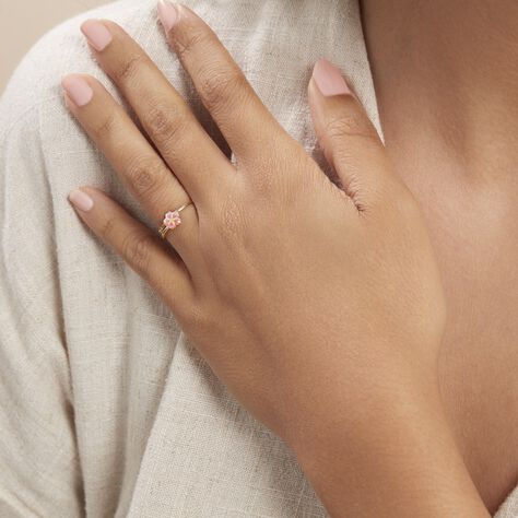 Bague Syna Fleur Or Jaune - Bagues Enfant | Marc Orian