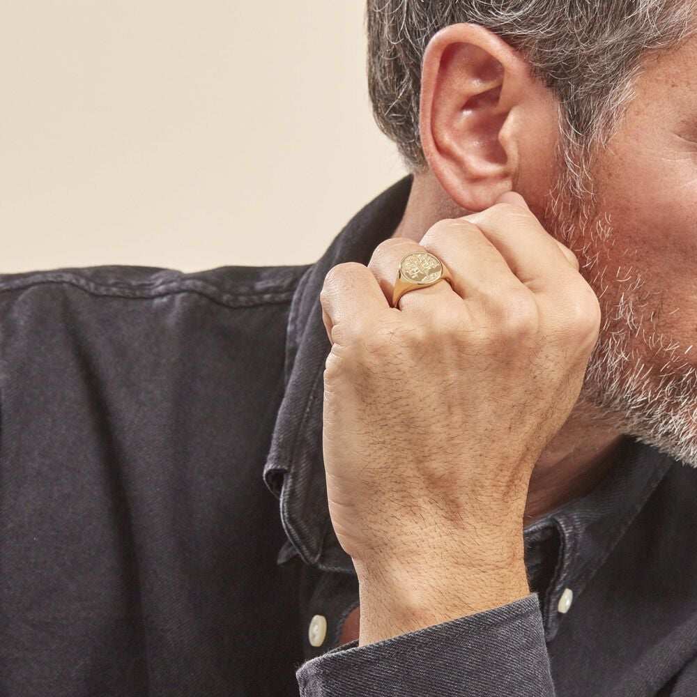 Chevali&egrave;re Gautier Plaqu&eacute; Or - Chevali&egrave;res Homme | Marc Orian