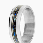 Bague Phebus Him Acier Blanc - Bijoux fantaisie Homme | Marc Orian