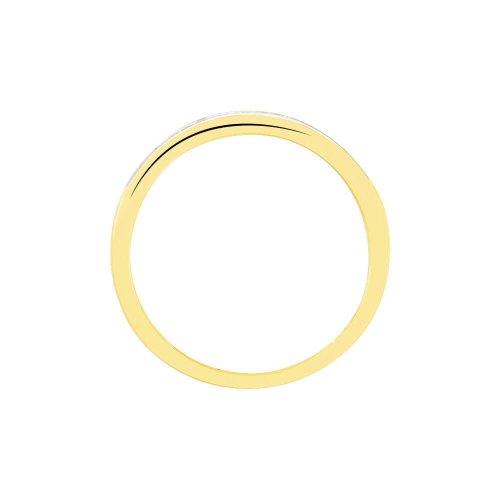 Alliance Aileen Or Jaune Diamant - Alliances avec pierres Femme | Marc Orian
