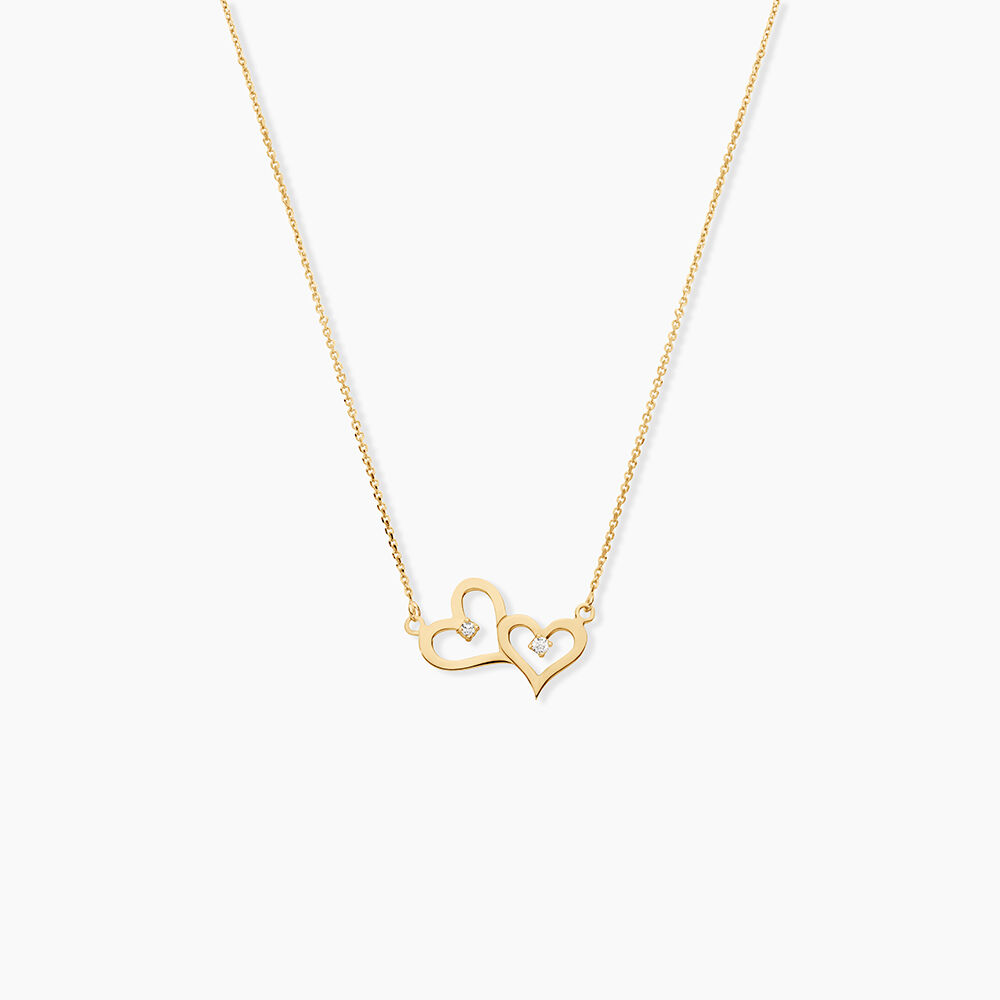 Collier Duleep Or Jaune Oxyde De Zirconium - Colliers avec pierres Femme | Marc Orian