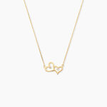 Collier Duleep Or Jaune Oxyde De Zirconium - Colliers avec pierres Femme | Marc Orian