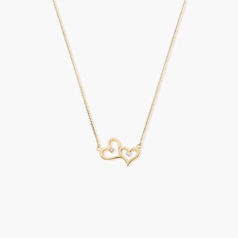 Collier Duleep Or Jaune Oxyde De Zirconium - Colliers avec pierres Femme | Marc Orian