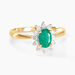 Bague Vladimir Or Jaune Emeraude Diamants - Bagues vintage Femme | Marc Orian