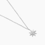 Collier Shanis Argent Blanc Oxyde De Zirconium - Colliers avec pierres Femme | Marc Orian