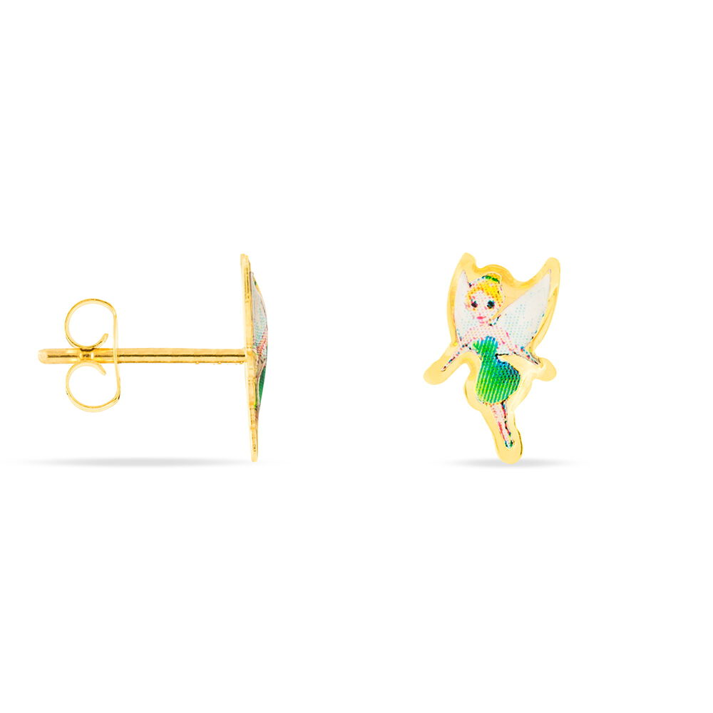Boucles D'oreilles Puces Feerie Or Jaune - Puces Enfant | Marc Orian