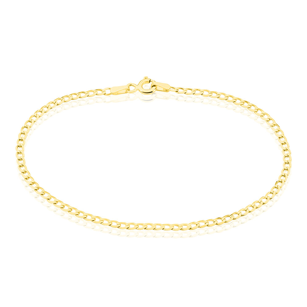 Bracelet Identité Etheline Maille Gourmette Or Jaune - Bracelets mailles Enfant | Marc Orian