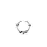 Cr&eacute;ole Unitaire Ian Argent Blanc - Piercings d'oreilles Homme | Marc Orian