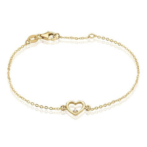 Bracelet Plaqué Or Kaspar Oxyde De Zirconium - Bracelets chaînes Femme | Marc Orian