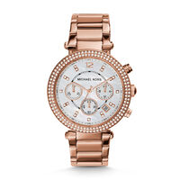 Montre Michael Kors Parker Chrono Doré Rose