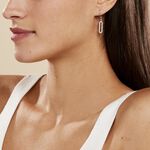 Boucles D'oreilles Pendantes Isabel Argent Blanc Oxyde De Zirconium - Pendantes Femme | Marc Orian