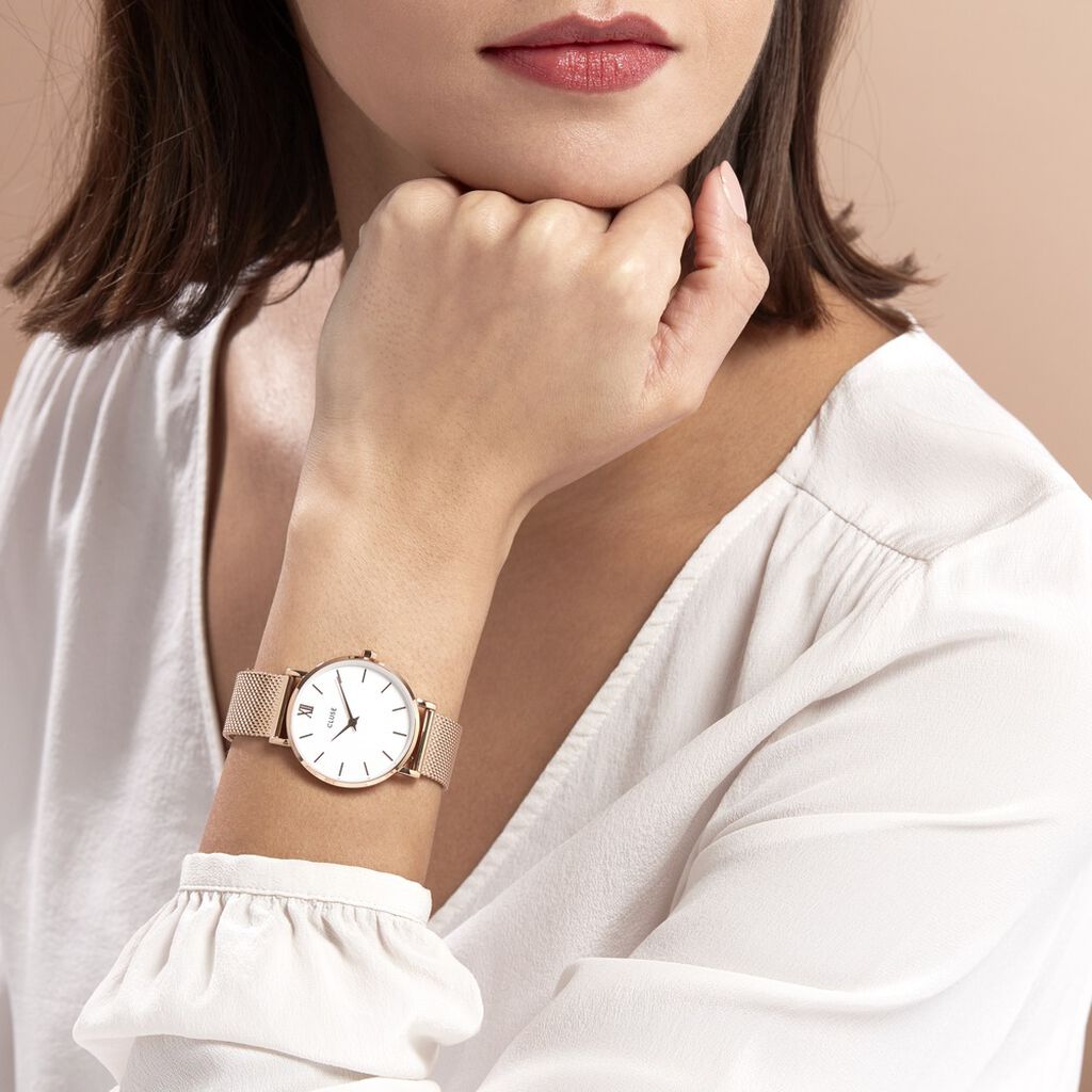 Montre Cluse Minuit Blanc - Montres Femme | Marc Orian