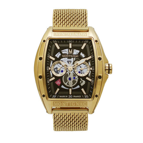 Montre Montignac Noir - Montres Homme | Marc Orian