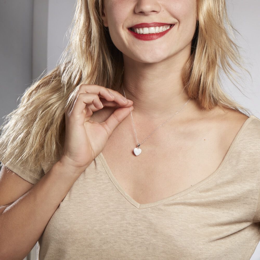Collier Adoucha Argent Blanc Oxyde De Zirconium - Colliers avec pierres Femme | Marc Orian