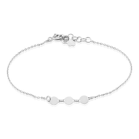 Bracelet Poenui Argent Blanc - Bracelets Medailles Femme | Marc Orian