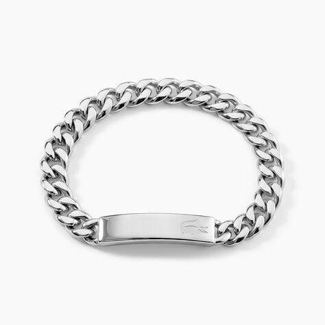 Bracelet Lacoste Baseline Acier Blanc - Bracelets cha&icirc;nes Homme | Marc Orian