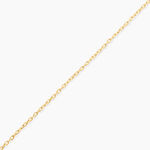 Cha&icirc;ne Igoa Maille For&ccedil;at Diamantee Or Jaune - Chaines Femme | Marc Orian