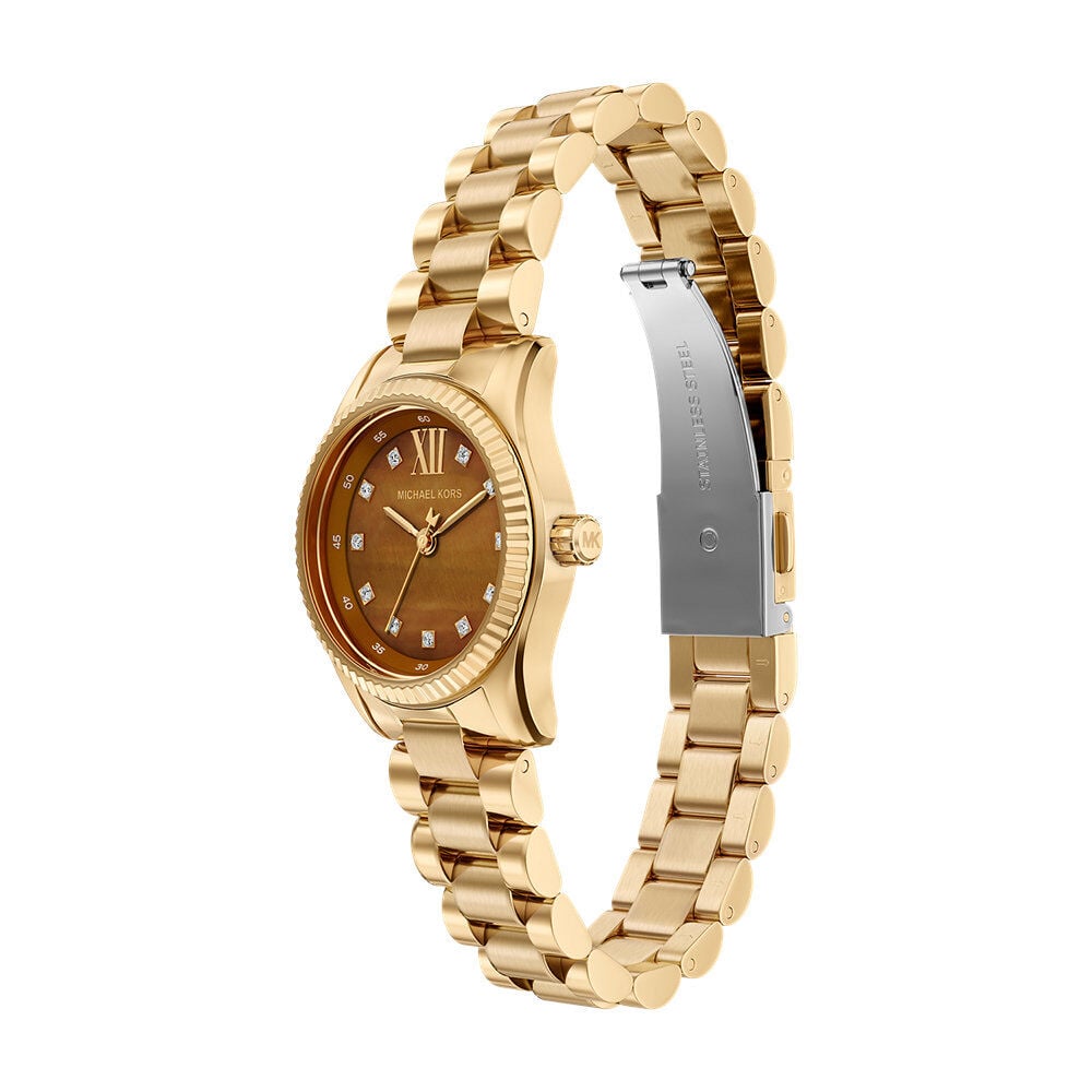 Montre Michael Kors Petite Lexington Marron - Montres &eacute;tanches Femme | Marc Orian