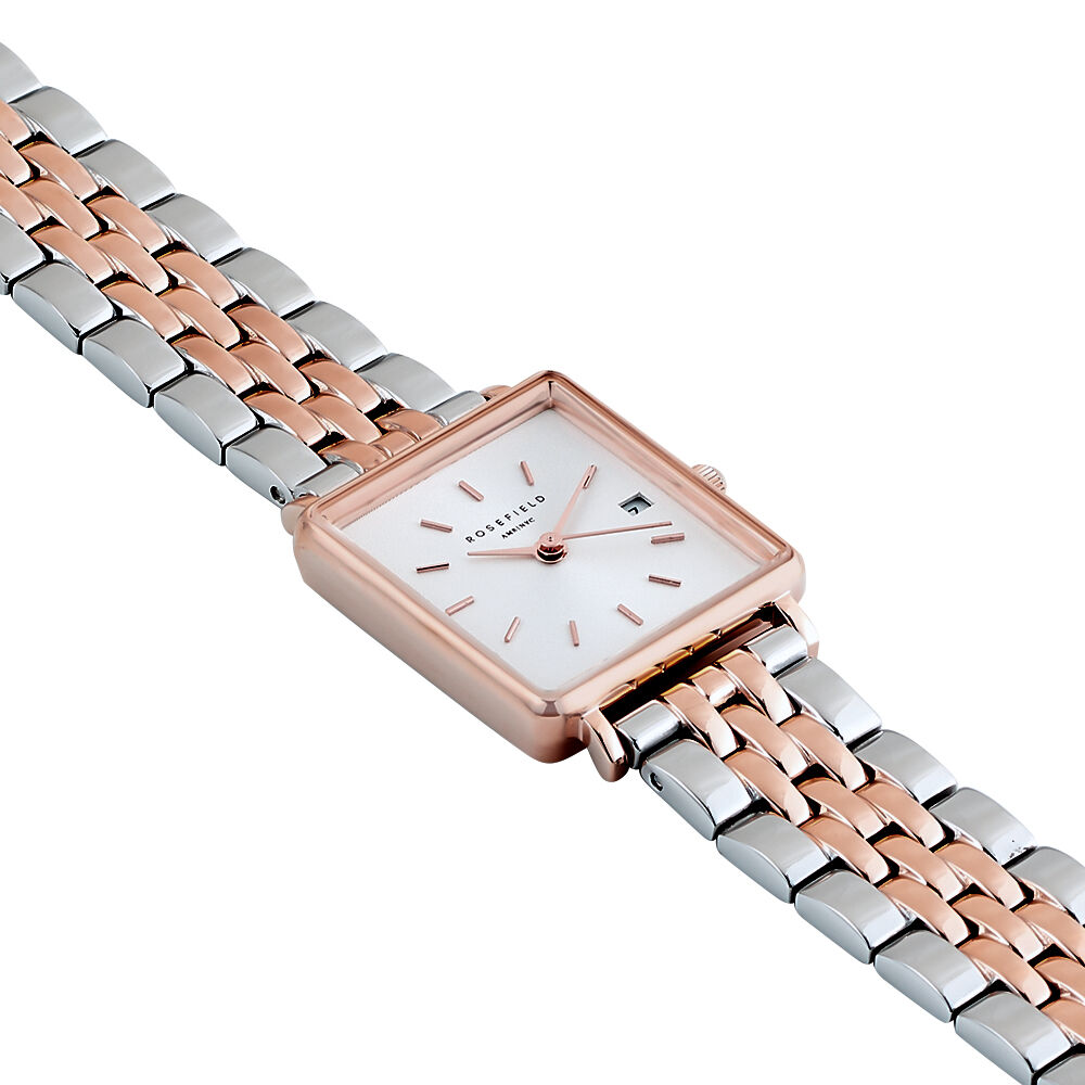 Montre Rosefield The Mini Boxy Blanc - Montres &eacute;tanches Femme | Marc Orian