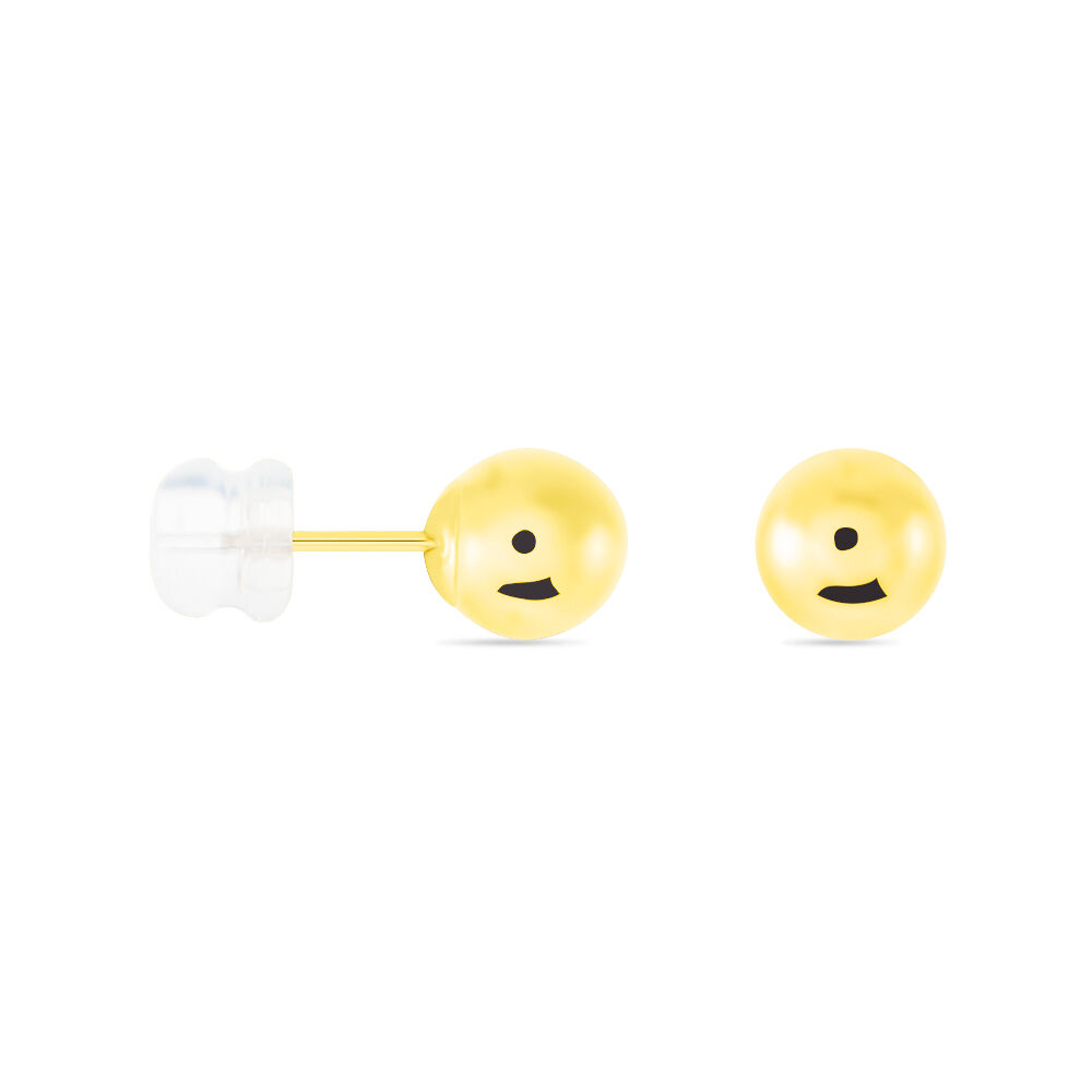 Boucles D'oreilles Puces Fidelia Boule Or Jaune - Puces Femme | Marc Orian