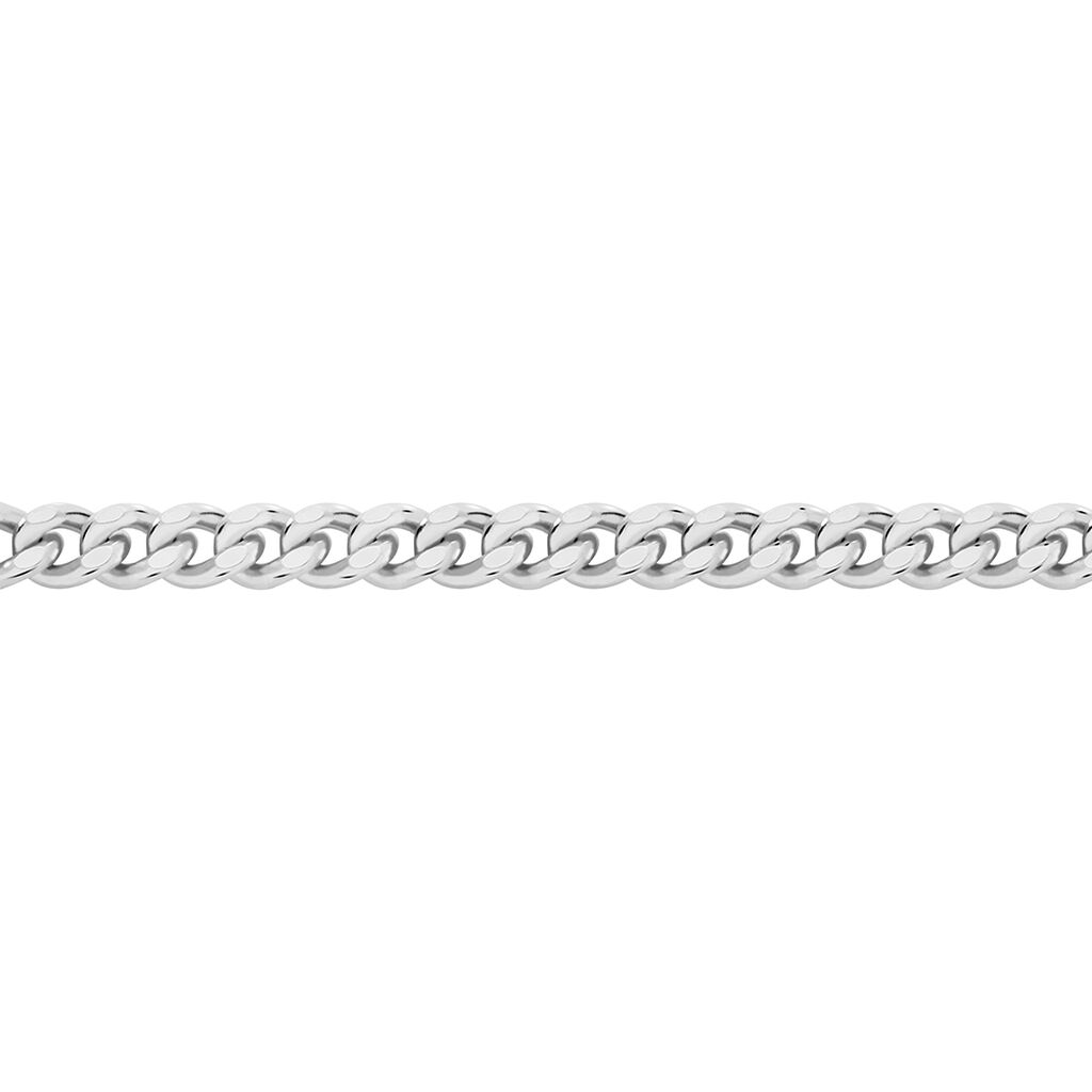 Cha&icirc;ne Imad Maille Gourmette Or Blanc - Chaines Femme | Marc Orian