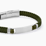 Bracelet Identit&eacute; Jourdan Dikeledi Acier Argent&eacute; - Gourmettes Homme | Marc Orian