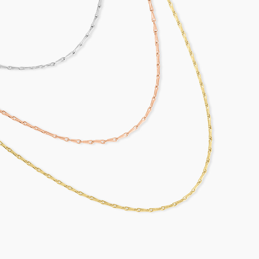 Chaine Ylsa Argent Tricolore - Chaines Femme | Marc Orian