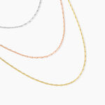 Chaine Ylsa Argent Tricolore - Chaines Femme | Marc Orian