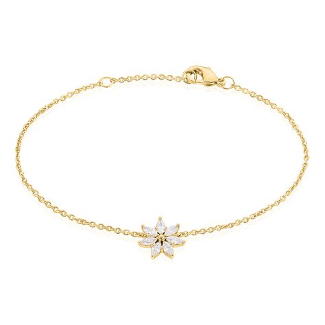Bracelet Mia Plaqué Or Doré Oxyde De Zirconium - Bracelets chaînes Femme | Marc Orian