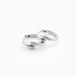Cr&eacute;oles Antipater Argent Blanc Oxyde De Zirconium - Cr&eacute;oles Femme | Marc Orian