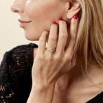 Bague Solitaire Abriel Or Blanc Oxyde De Zirconium - Solitaires Femme | Marc Orian