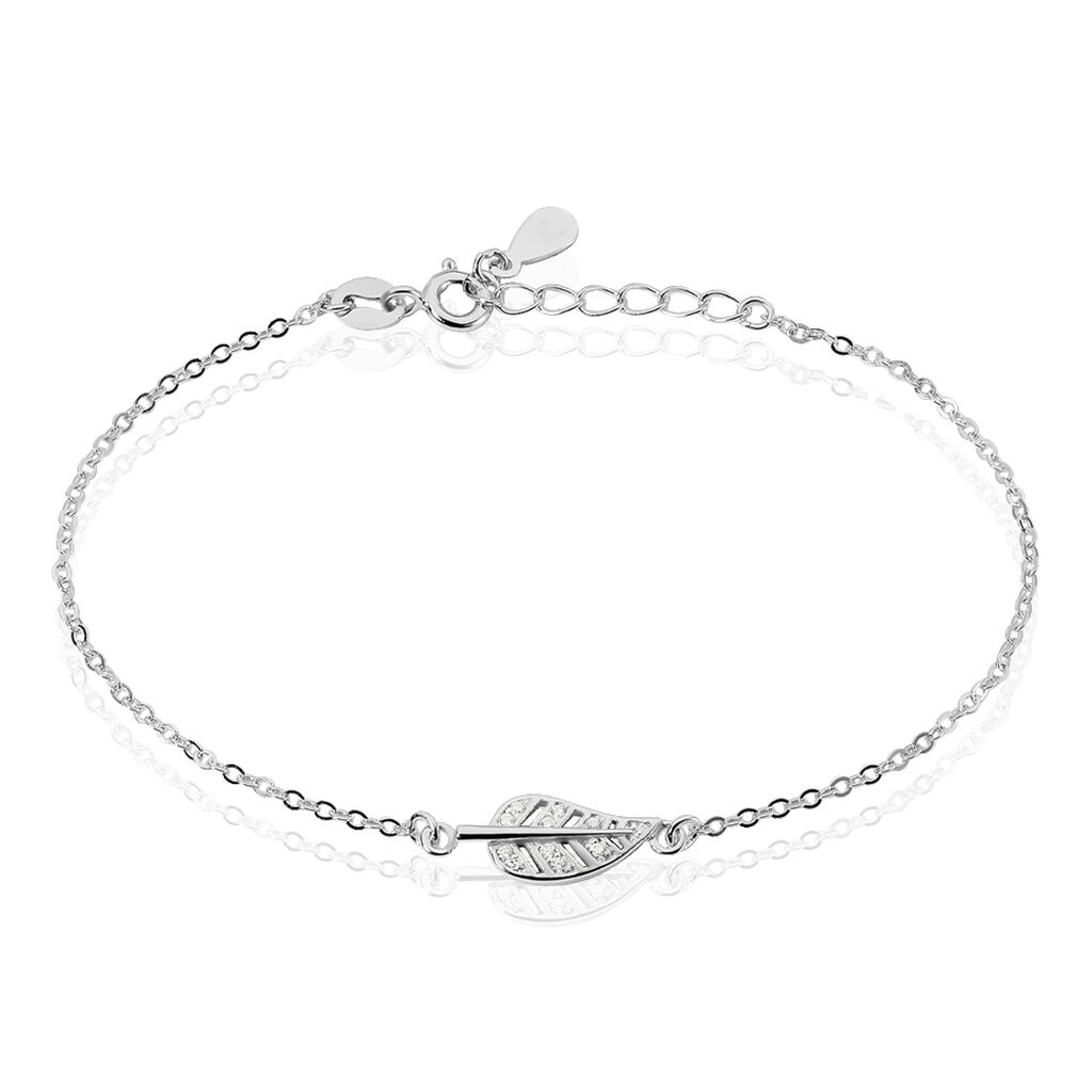 Bracelet Rachel Argent Blanc Oxyde De Zirconium - Bracelets chaînes Femme | Marc Orian