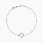 Bracelet Sorya Or Jaune Argent Blanc Oxyde De Zirconium - Bracelets cha&icirc;nes Femme | Marc Orian