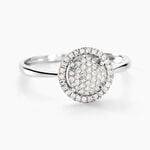 Bague Soleil D'hiver Or Blanc Diamant Divers - Bagues pierres pr&eacute;cieuses Femme | Marc Orian