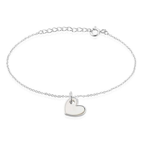Bracelet Charla Argent Blanc Nacre - Bracelets chaînes Femme | Marc Orian