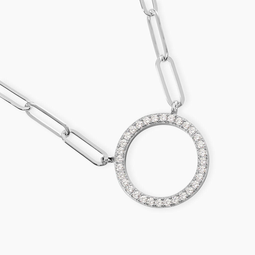 Collier Argent Sadoc Oxydes De Zirconium - Colliers avec pierres Femme | Marc Orian
