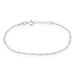 Bracelet Argent Blanc Sanve - Bracelets mailles Femme | Marc Orian