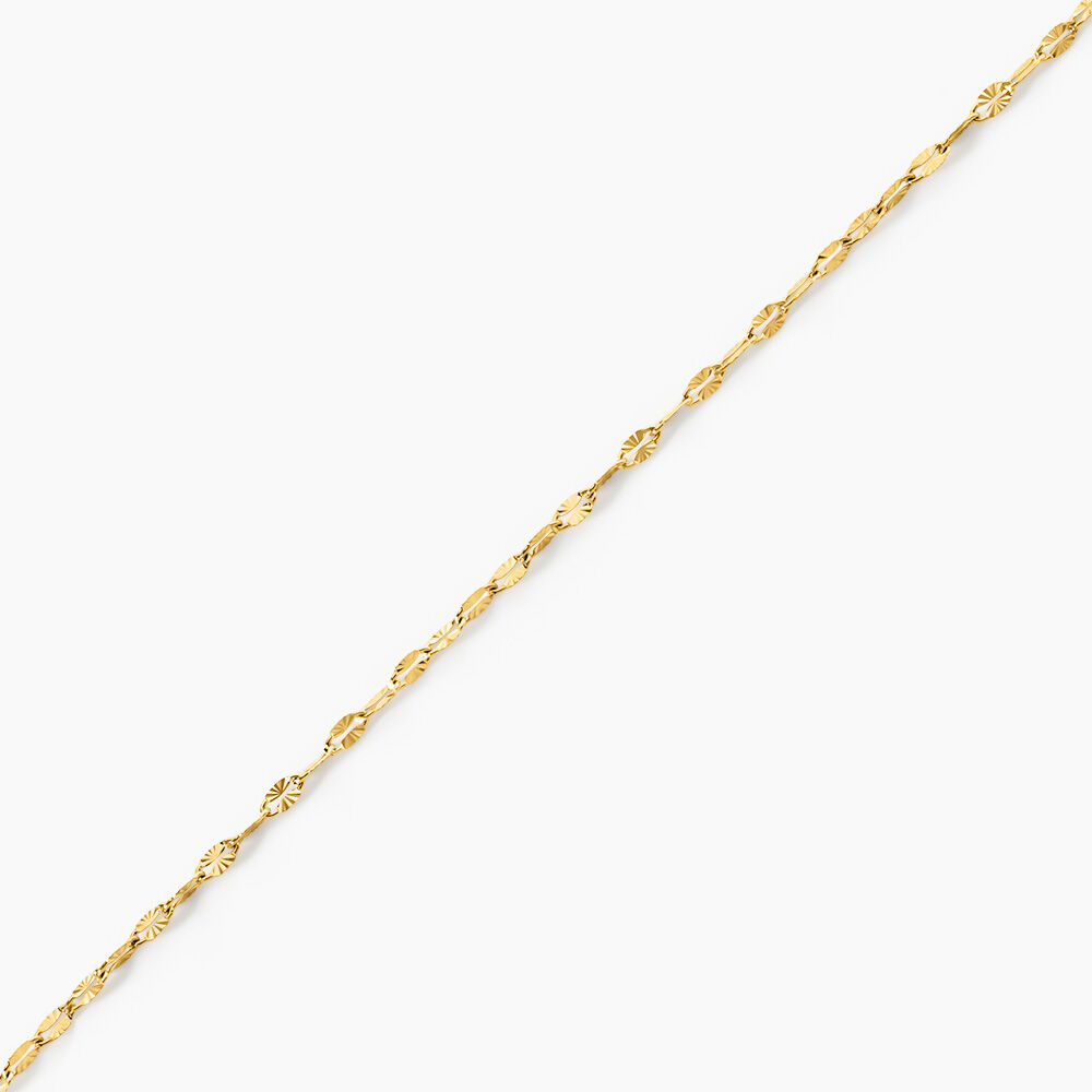 Bracelet Annette Acier Jaune - Bracelets mailles Femme | Marc Orian
