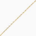 Bracelet Annette Acier Jaune - Bracelets mailles Femme | Marc Orian