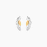 Boucles D'Oreilles Puces Or Jaune Argent Blanc Oxyde De Zirconium - Puces Femme | Marc Orian