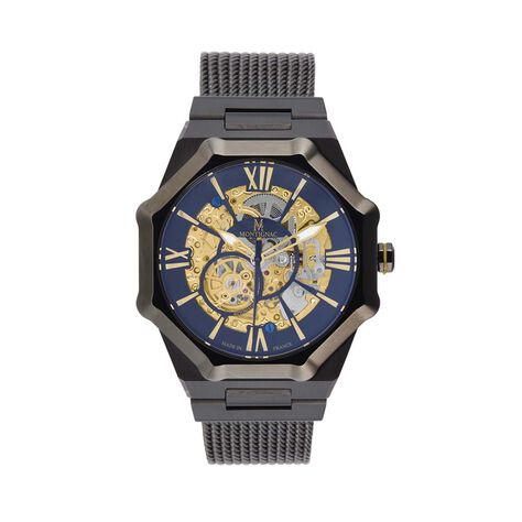 Montre Montignac Octogon Automatique Noir - Montres automatiques Homme | Marc Orian