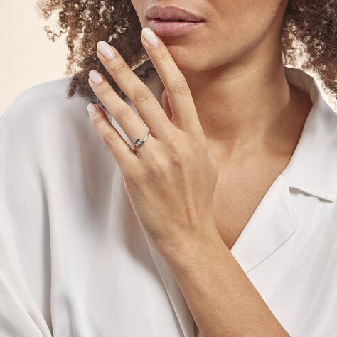 Bague Trilogie Or Blanc Diamant - Bagues fiançailles Femme | Marc Orian