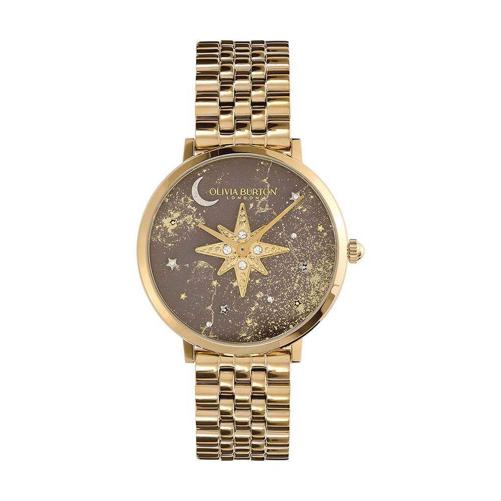 Montre Olivia Burton Celestial Nova Marron - Montres &eacute;tanches Femme | Marc Orian