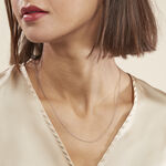 Cha&icirc;ne Ilan Maille For&ccedil;at Ronde Or Blanc - Chaines Famille | Marc Orian