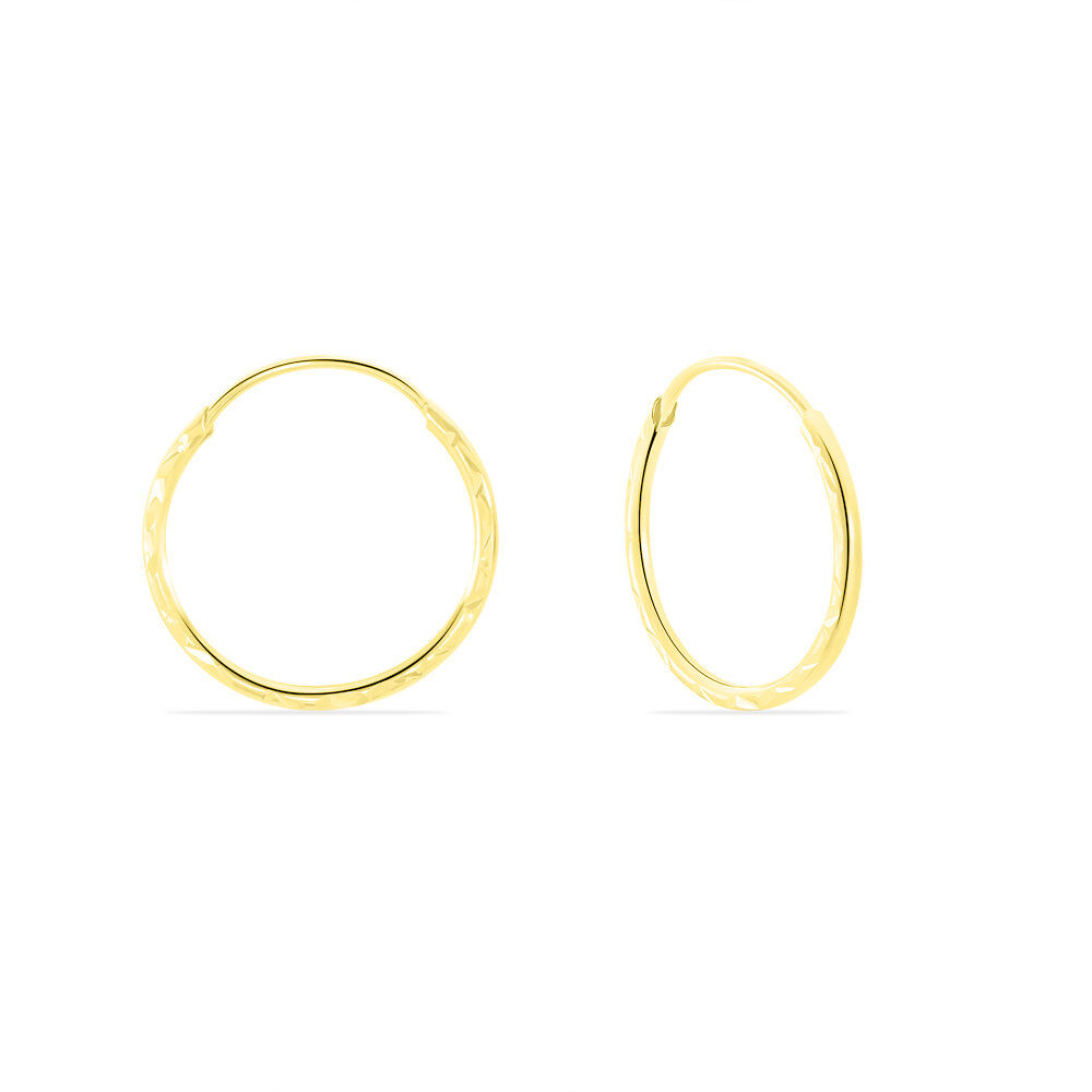 Cr&eacute;oles Valerina Or Jaune - Cr&eacute;oles Femme | Marc Orian